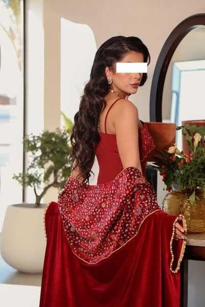 بشت مخملي فاخر 